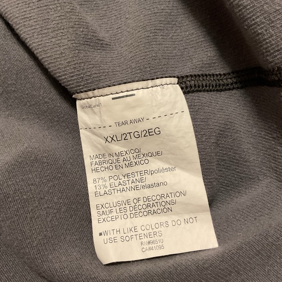 Under Armour Men’s Fitted ColdGear Mock T-shirt Gray Long Sleeve - Picture 9 of 9